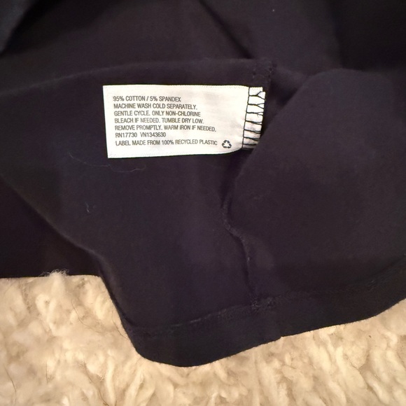 A New Day Black Sheath Midi Dress Short Sleeve Crew Neck - Picture 4 of 5